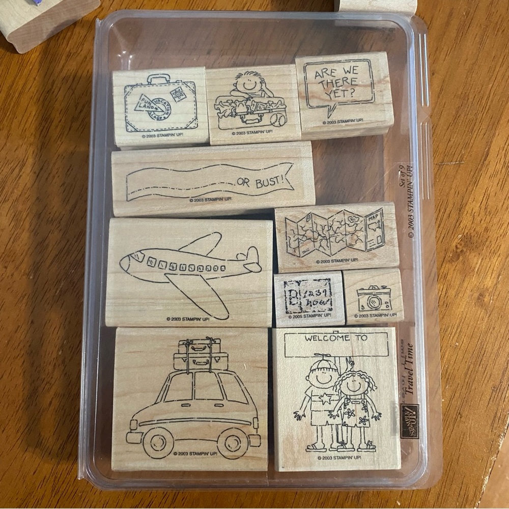‘Travel Time’ Stampin! Up 9 piece stamp Set